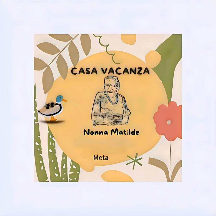 Casa Vacanza "Nonna Matilde" A Meta Di Sorrento, 600Mt Dal Mare, Casa Per 4 エクステリア 写真